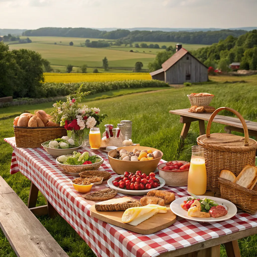 Farm Picnic Feast